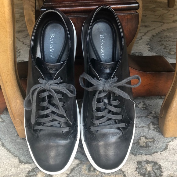 Studio Belvedere Other - Last Call!! Men’s Leather Sneakers 10D Belvedere